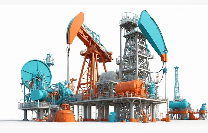 Industrial Power Plant Professional 3D Design Illustration